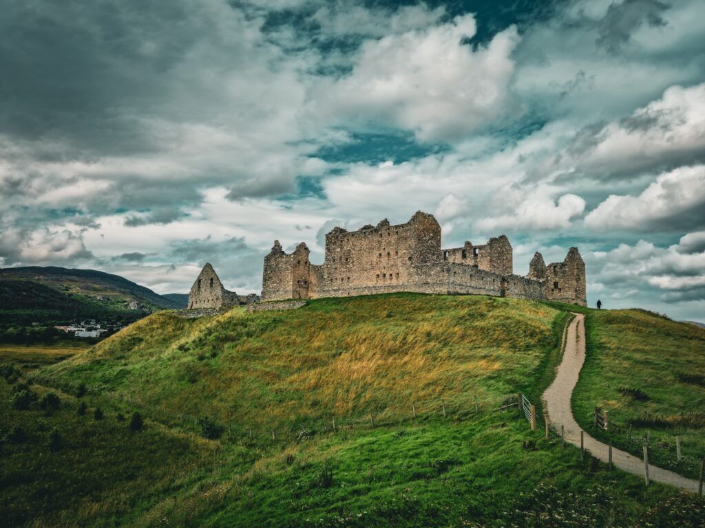 Ruthven Barracks near Kingussie in Scotland