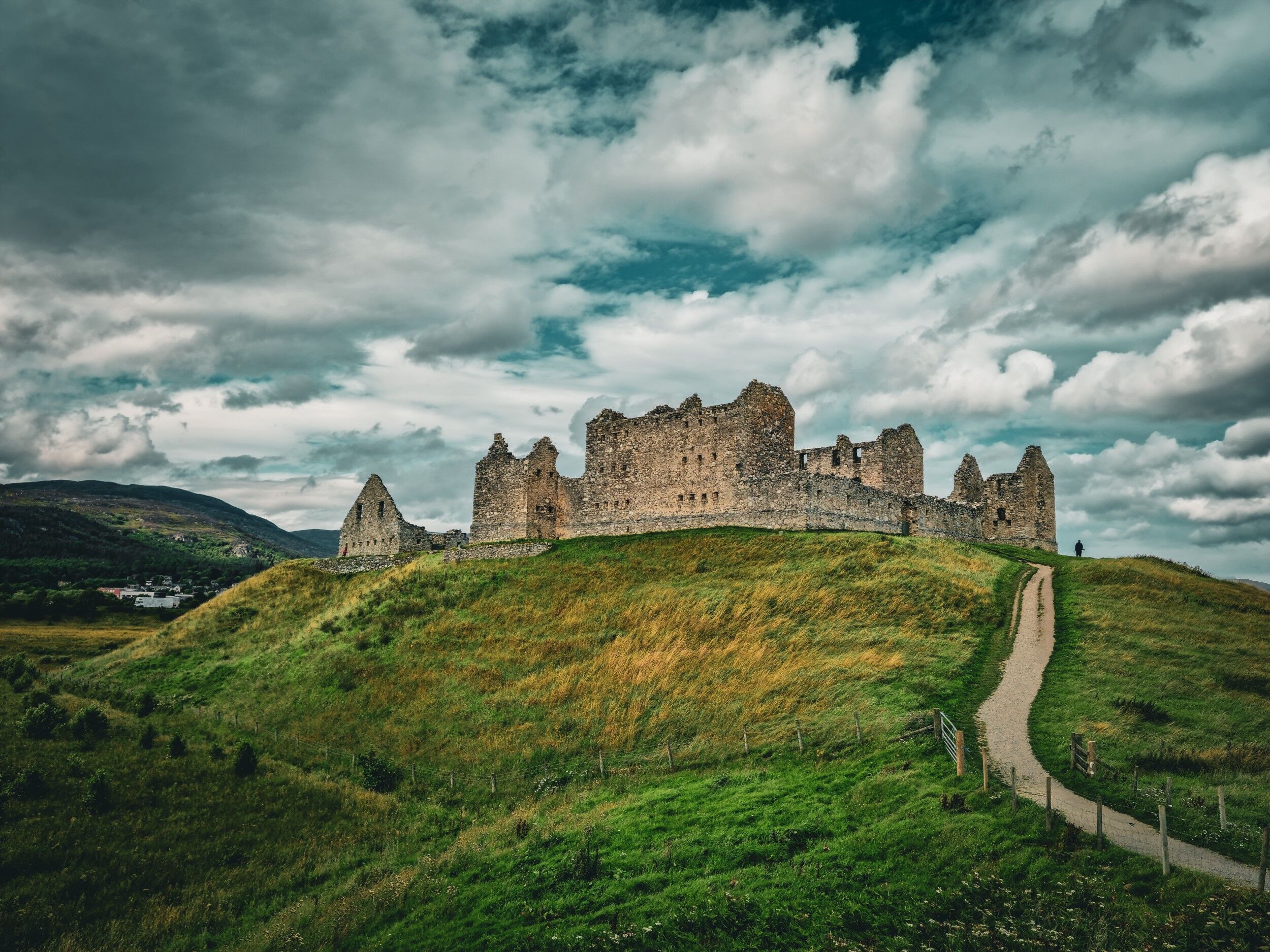 Ruthven Barracks near Kingussie in Scotland