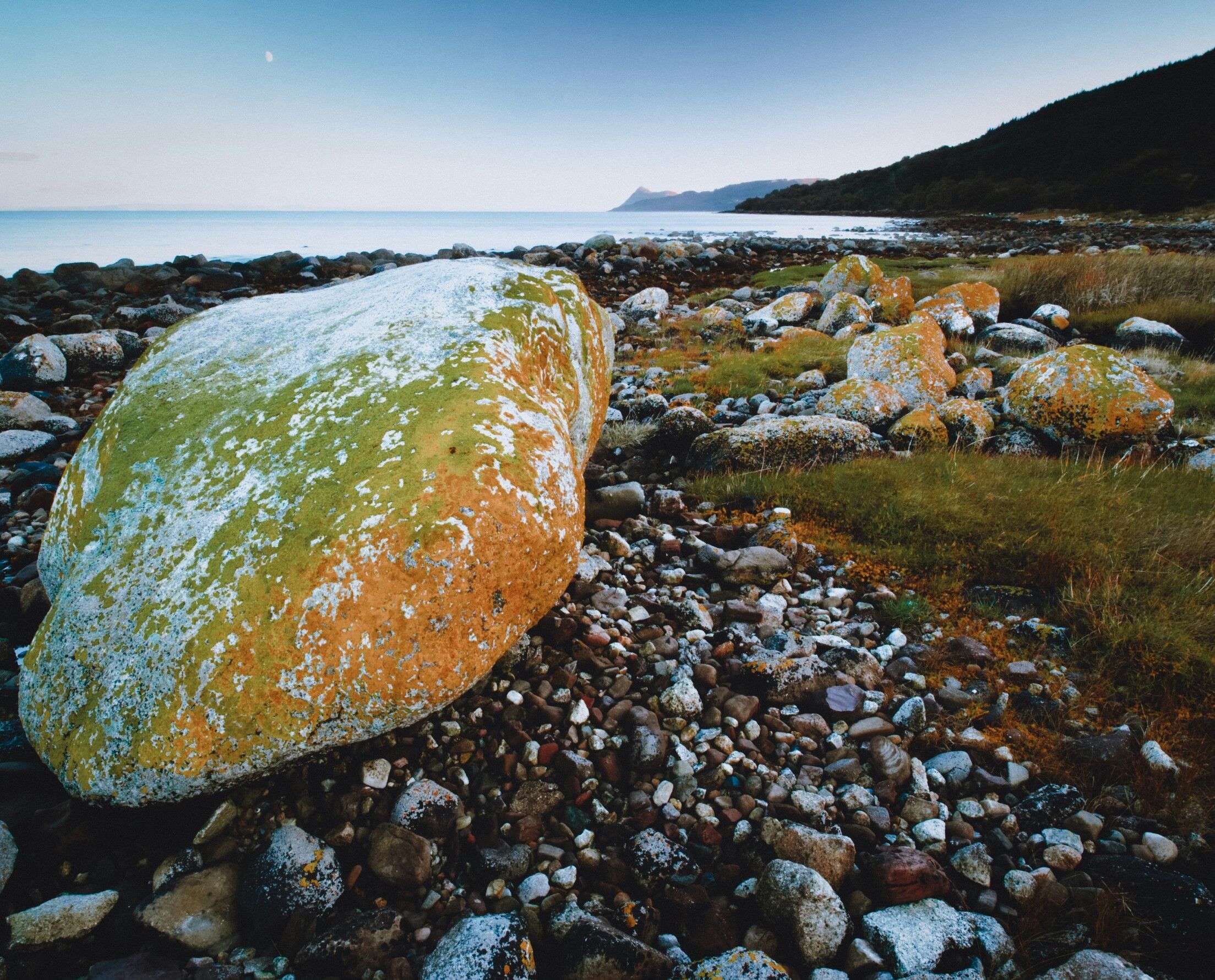 Rugged coastline in Scotland