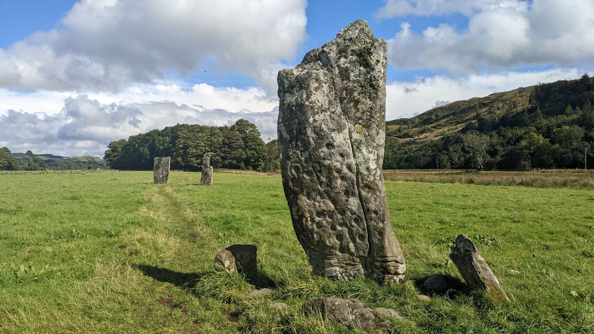 Standing Stone in Kilmartin Glen